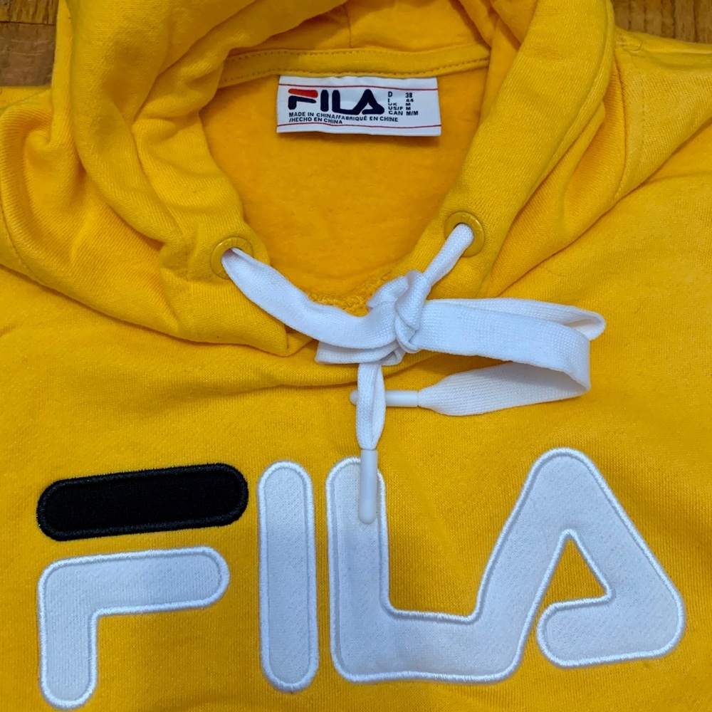 Fila Karena Logo Fleece Hoodie View 2